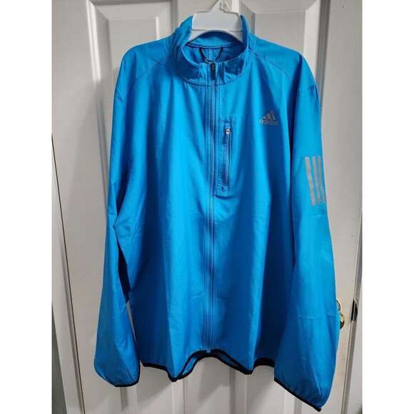 Adidas Men's Own the Run Windbreaker Jacket Sz Medium - Picture 1 of 3